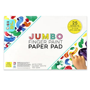 Jumbo Finger Paint Paper Pad