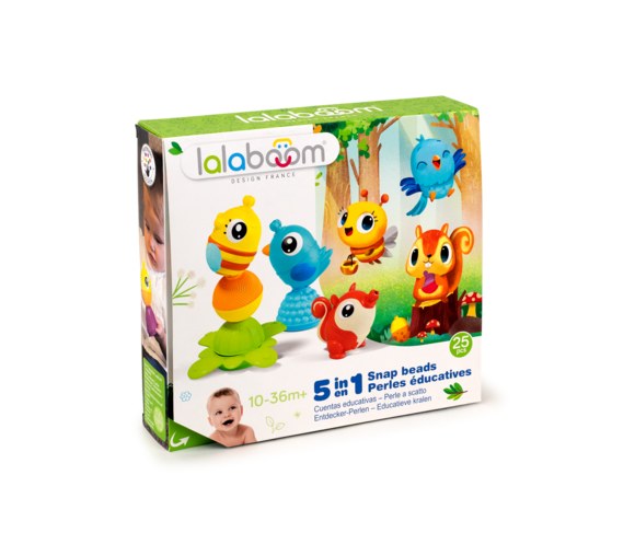 Lalaboom Set Of 25 Animals & Accessories