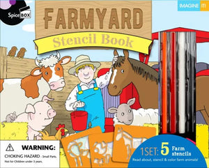Farmyard Stencil Book