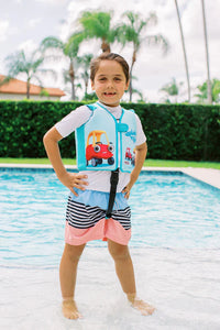 Copy of Neoprene Swimming Vest Blue