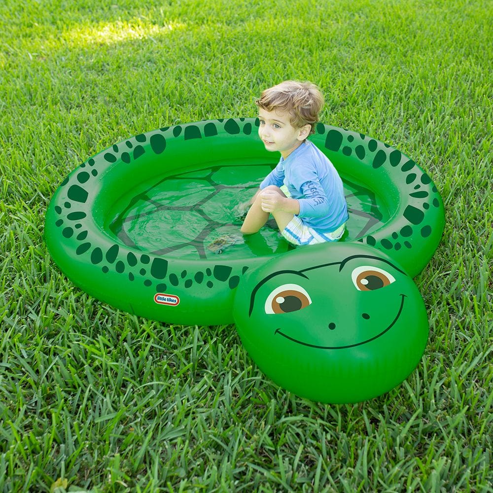 Little Tikes Hard Plastic Kiddie Pool With Slide Tikes Plastic