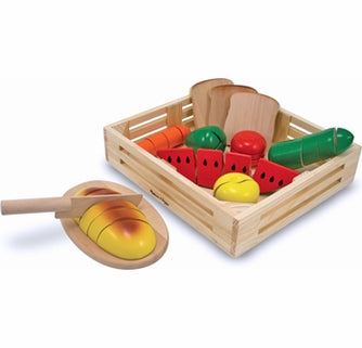 Cutting Food Set - Wooden Play Food