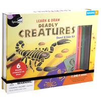 Learn & Draw Deadly Creatures