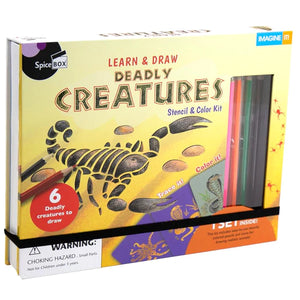 Learn & Draw Deadly Creatures